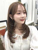 ポーチバイハニー オモテサンドウ(PORCH by HONEY omotesando)&nbsp;ワンホンレイヤーミルクブラウン