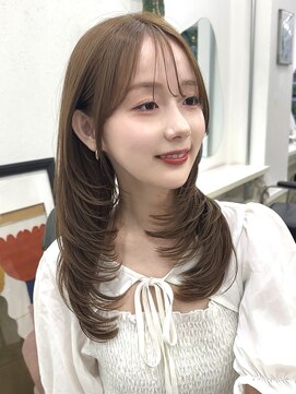 ポーチバイハニー オモテサンドウ(PORCH by HONEY omotesando) ワンホンレイヤーミルクブラウン