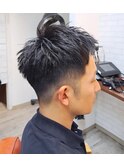 メンズショート　アクティブショート　アップバングショート