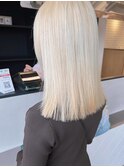 blonde hair