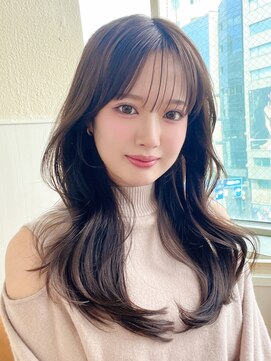 アフロート ディル(AFLOAT D'L) ★小顔シースルー２wayバング顔周り韓国くびれレイヤーカット