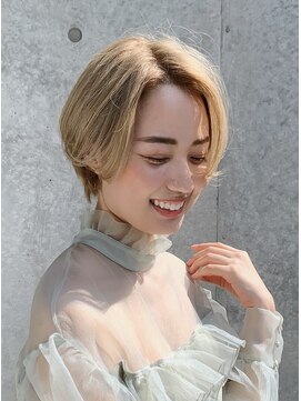 ピークアブー アヴェダ ギンザシックス(PEEK-A-BOO AVEDA GINZASIX) AVEDAハイトーンカラー×柔らかショート