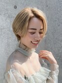 AVEDAハイトーンカラー×柔らかショート