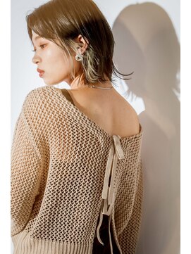 アンジュール(UNJOUR.) ウルフカット×インナーカラー 30代40代50代