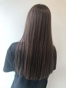 シエル(Ciel by Natural) ベージュの透け感☆ #ブリーチなしダブルカラー #藤田hair