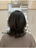 大人可愛い☆ミディアムレイヤー×透明感ベージュ☆20代30代
