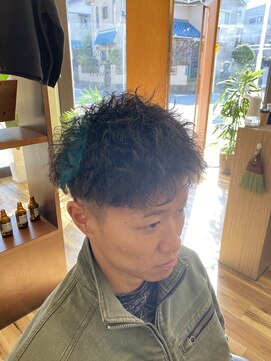 スウェル 船橋店(Swell) メンズツイストパーマスパイラルパーマフェード[船橋]