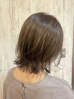 ヘアメイク アリエス 富谷店(HAIR MAKE aries) 【富谷美容室】　ボブルフ×透明感カラー