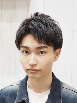 ヨシザワインク プレミアム 横浜 桜木町店(YOSHIZAWA Inc. PREMIUM) メンズショートツーブロックリバースパーマコンマバング