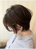 畠山雄大 マッシュひし形ショート・ショコラブラウンカラー