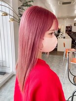 ユラギフロムユイマァル 水島店(YURAGI from YUIMARL)&nbsp;ブリーチ×ピンク