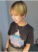 グラデーションイエローショート