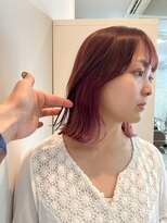 サクラ 岐阜(SAKURA)&nbsp;インナーカラーピンク　　イヤリングカラー　岐阜美容室