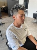 無造作メンズベリーショート☆ツーブロックハイライト