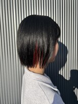 アンチ ブーン(ANTI boon)&nbsp;切りっぱなしボブ×インナーレッド