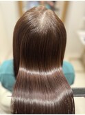 髪質改善　縮毛矯正　ミディアム