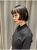 前上がりボブ