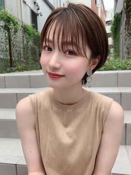 サンド 名古屋(sand) ボブ/レイヤーカット/髪質改善/ウェットヘア/オリーブベージュ