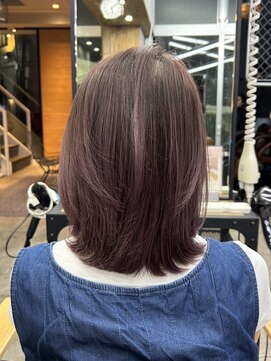 クロムス(clomus) 【clomus】バレイヤージュカラー ピンクパープル