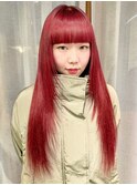 レッドカラーワインレッドボルドーカラー暖色カラーダブルカラー