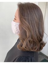 ジーナ 船橋(Zina) 髪質改善*ロングレイヤーグレーベージュ*美髪【Zina船橋】