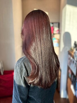 シェール(cher) 髪質改善/透明感カラー/ビフォーアフター【cher西宮北口:MAYA】