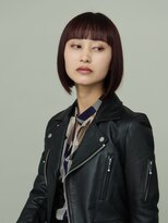 ピークアブー 原宿ハラカド(PEEK-A-BOO)&nbsp;くせ毛多毛ボブショート前下がりモードワイドバングかっこいい