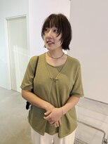 ノマド(nomad)&nbsp;ボブレイヤー/ボブ/レイヤーカット/ボブパーマ/ココアブラウン