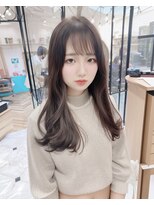 ロンドリゼル 札幌(Lond RiseL) 顔周り/小顔/レイヤー/髪質改善/韓国風巻き/ミルクティー/札幌