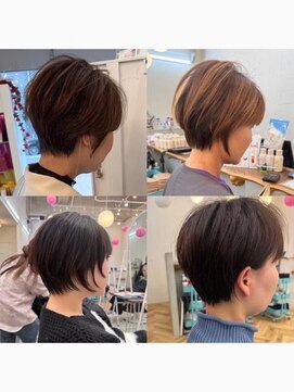 ロミー 本厚木(ROMMY.) 小顔ショートレイヤーショートヘーゼルブラウン◎20代～50代