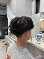 エムクール(M,cooL)&nbsp;シャドウパーマ刈り上げマッシュ