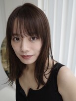 ヌヌ 渋谷 原宿 明治神宮前(nunu)&nbsp;レイヤーカットウルフカットボブグレージュオリーブべージュ