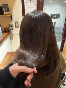 ヘアリゾート粋 ドゥオ 新宿南口店(dua) レイヤーカット/グレージュ/髪質改善