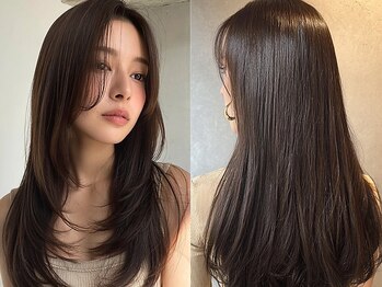 ファン(FUN)の写真/『計算された理論』での矯正で理想の質感に合わせた仕上がりを◎[柏/柏駅/ブリーチ/ダブルカラー/学割U24]