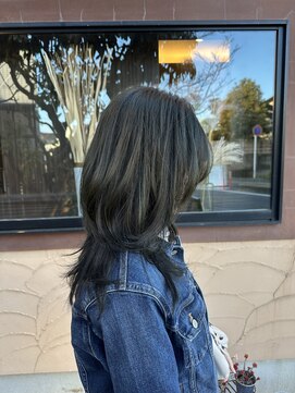 アンツ ヘアーアンドリゾート 辻堂本店(ANT'S Hair and Resort) イメチェン/ピンクベージュ/アンブレラカラー/前髪/辻堂駅
