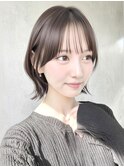 フェイスレイヤーくびれボブ20代ヘア渋谷