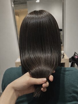 ゼン(ZEEN) 髪質改善オリーブベージュカラー
