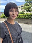 ぱっつんボブ／オン眉ミニボブ／ミニボブ
