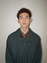 メリケンバーバーショップ トーキョー(MERICAN BARBERSHOP TYO) メンズスパイキーエッジナードアクティブルーズパーマショート