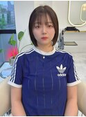 韓国風/レイヤー/前髪/顔まわり/小顔/2wayバング/髪質改善/縮毛