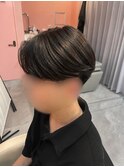 毛流れセンターパート