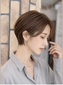 大人に似合うショートボブ/小顔ヘア/ミセス/40代50代60代