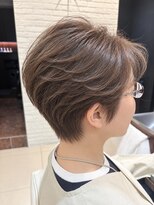 ラメール アヴェダ 西武秋田店(La Melu AVEDA)&nbsp;【立体感ショート】まろやかミルクティーグレージュ