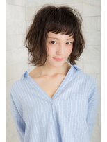 ヘアーサロン リノ(Hair Salon Lino) オン眉　こじゃれカールボブ