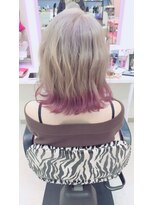 ヘアウェイ(HAIR WAY) ミルクティー×ピンク