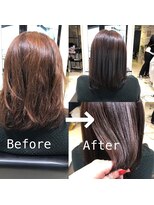 カットインシャイ 心斎橋店(Cut-in Shy)&nbsp;カット＋極潤髪質改善トリートメント＋イルミナカラー