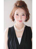 ナチュラ(natura) ポンパドールでさりげなアレンジ☆ 前下がり 韓国 ヘア