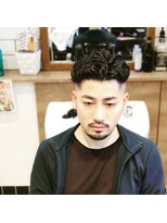 ブルートバーバーショップ(BLUET Barber Shop) パーマ×フェード