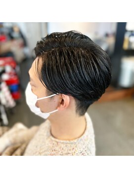 プランツ ヘアサロン(Plants HAIR SALON by GEORGE) 朝がラクになる七三パート◎毛流れパーマ