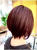 前下がりショートボブ